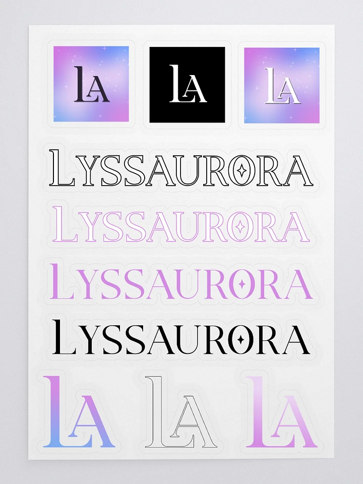 Lyssaurora Sticker Page product image (1)