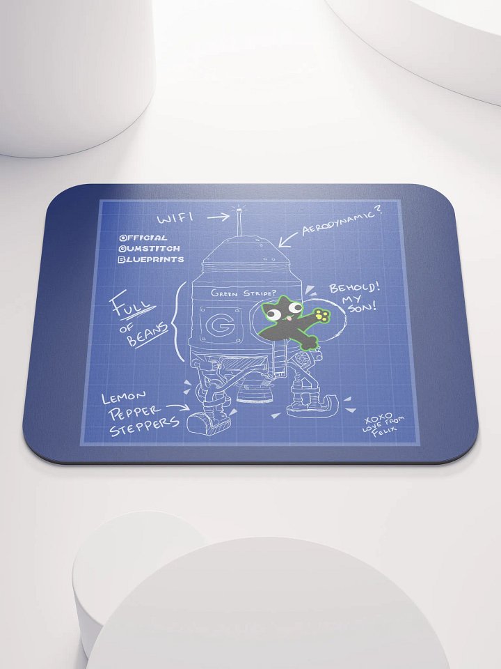 Mousepad - DerpCat II Rocket Blueprint product image (1)