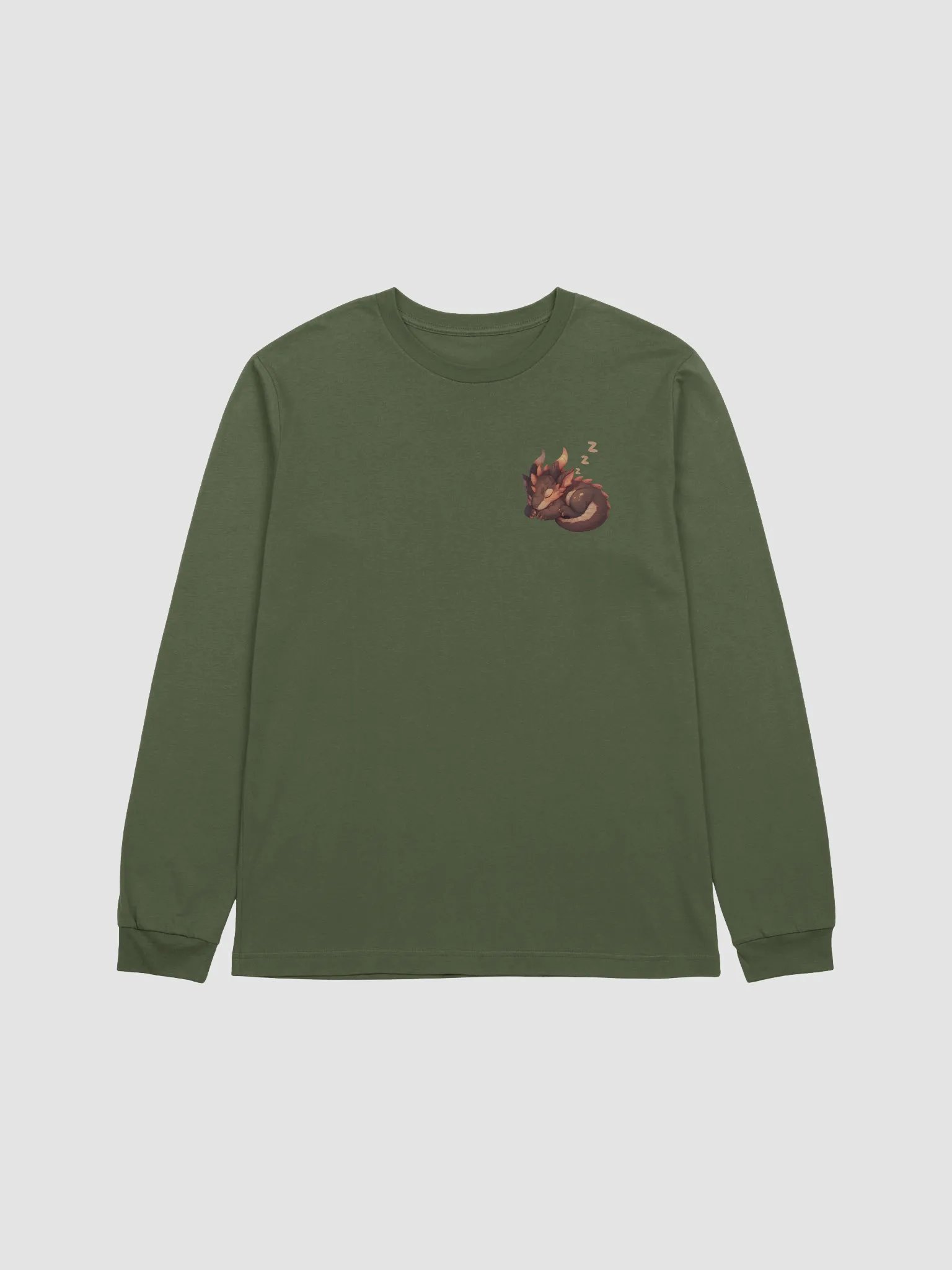 Sleeping Dragon - Long Sleeve T-Shirt product image (3)
