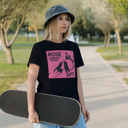 Celebrate the musical brilliance of ROSÉ and Bruno Mars with the APT T-shirt, a fusion of style and artistry. This exclusive ...