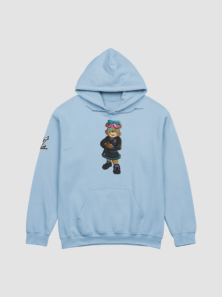 Standing Girl Bear Light Blue Classic Hoodie product image (1)