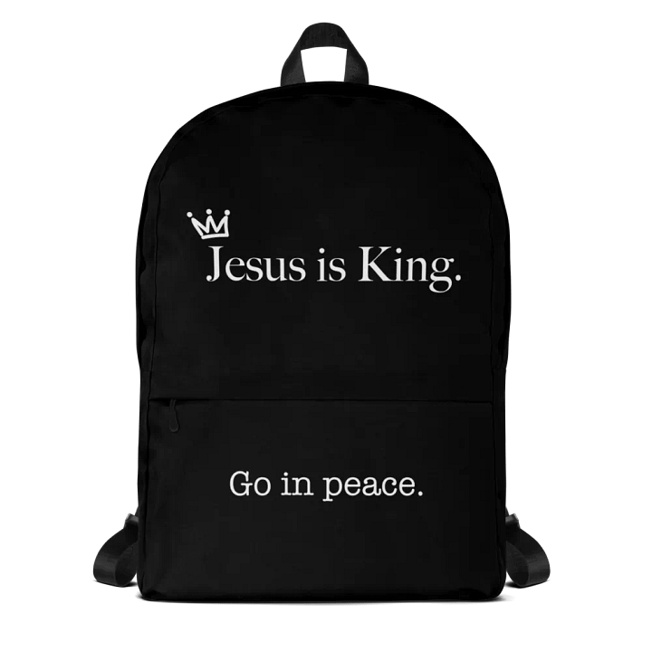 Jesus is King Backpack product image (2)