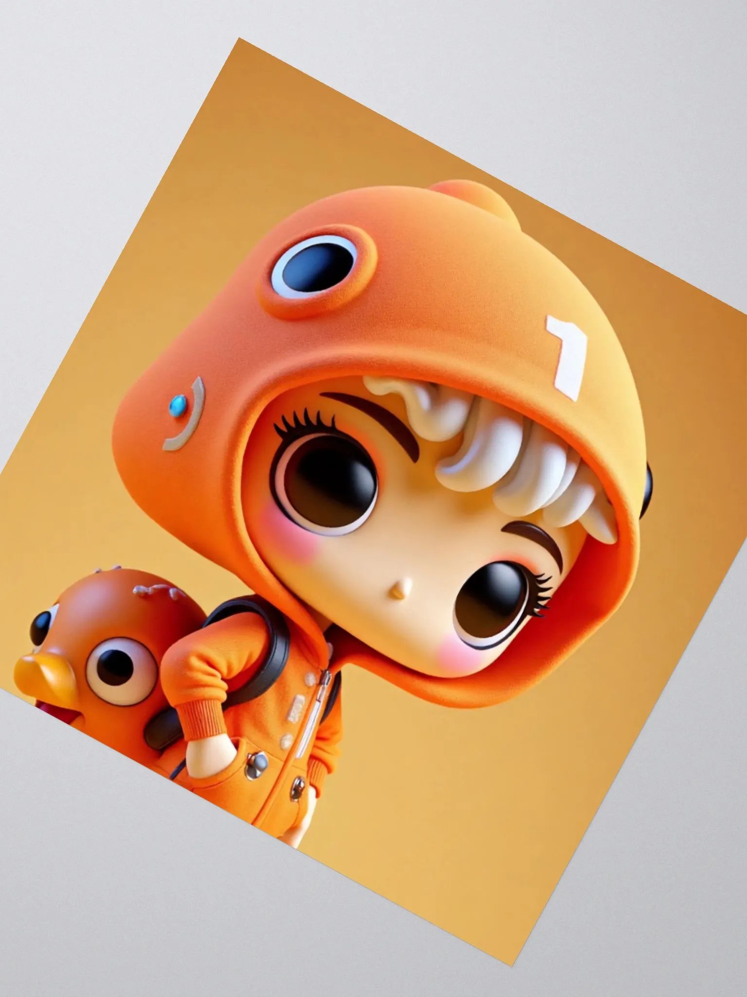 Animal Hoodie Kiss Cut Stickers product image (3)