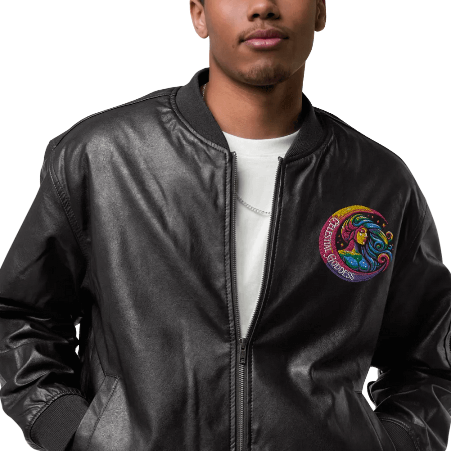 Celestial Crescent Moon Bomber Jacket product image (6)