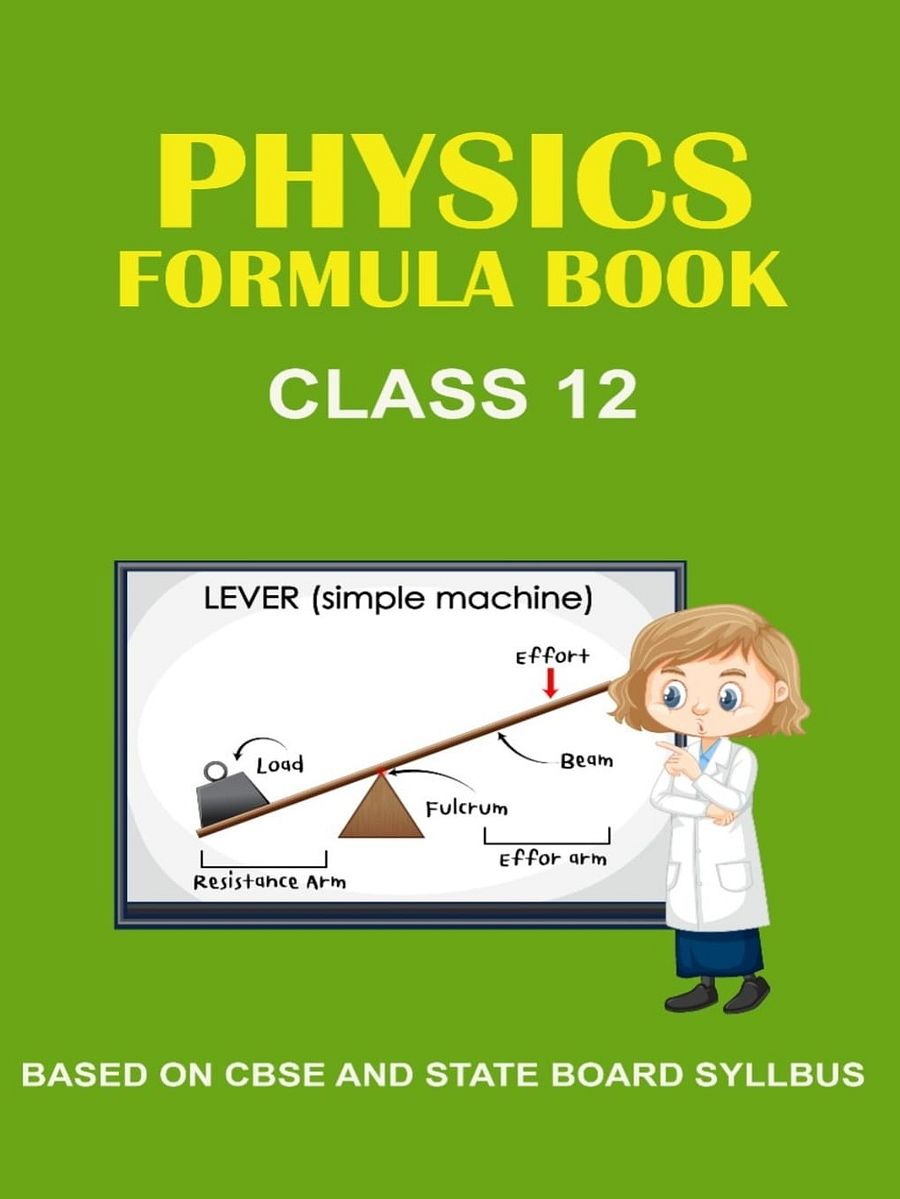 Class 12 Physics Formula Sheet product image (1)