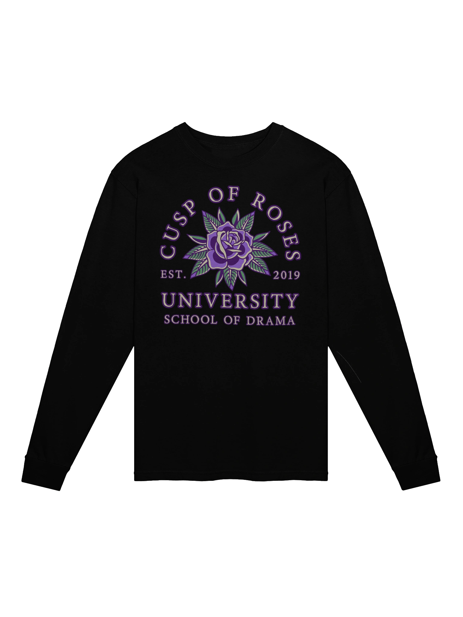 school of drama | long-sleeve tee | libra-scorpio cusp product image (1)
