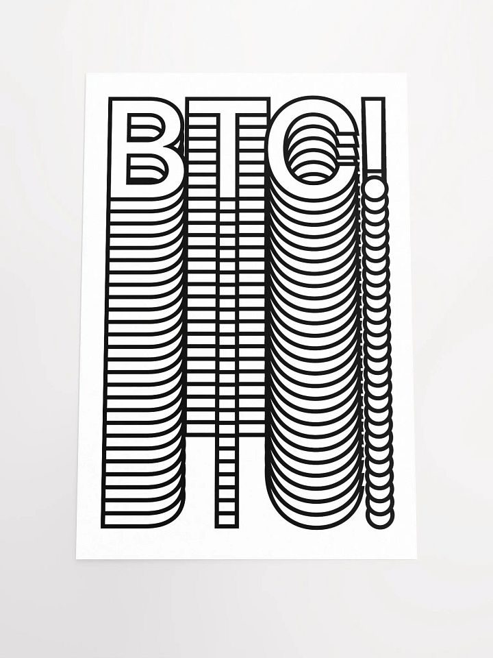BTC! STACKS POSTER product image (1)
