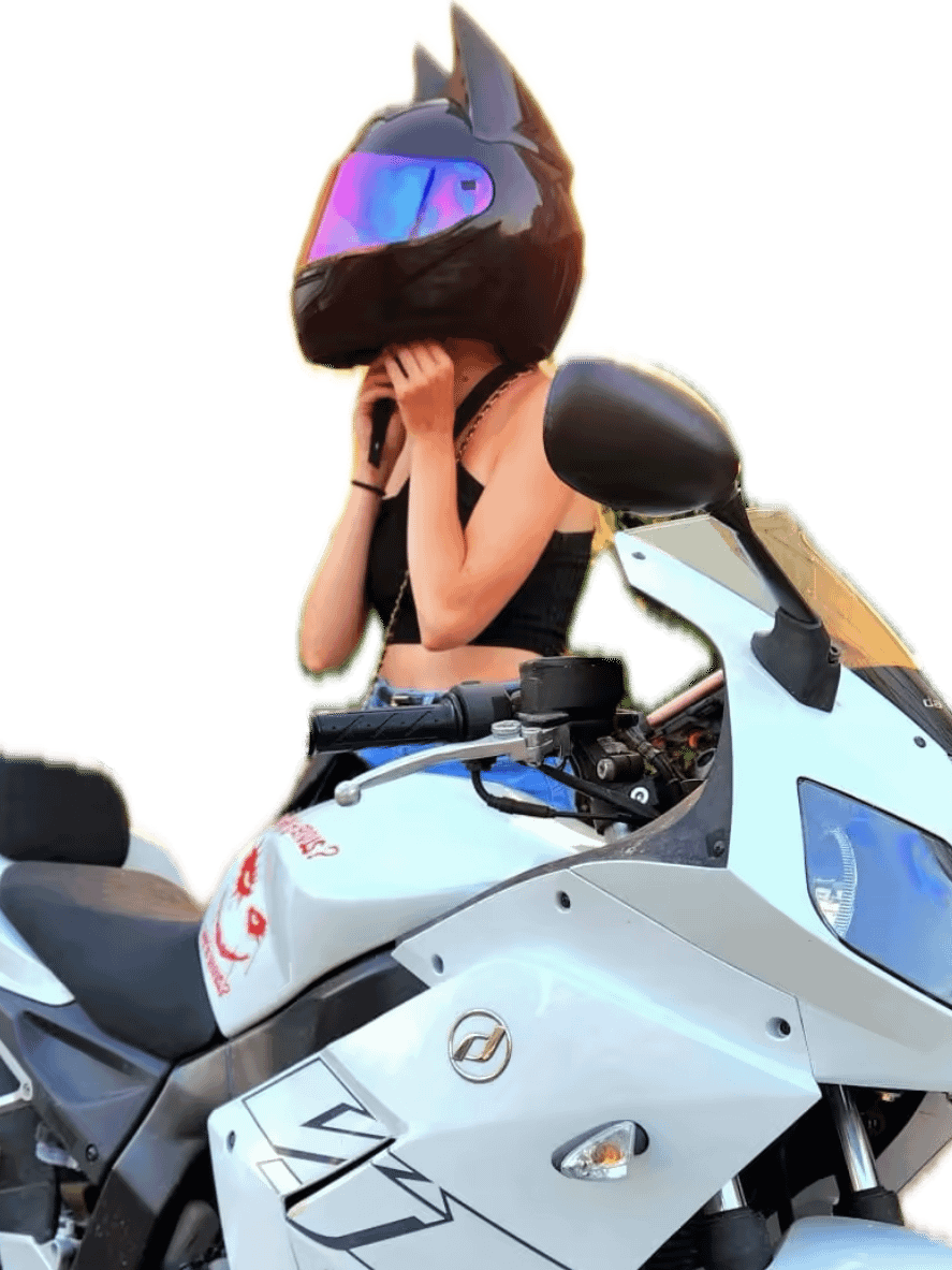 Batman ears moto helmet product image (7)