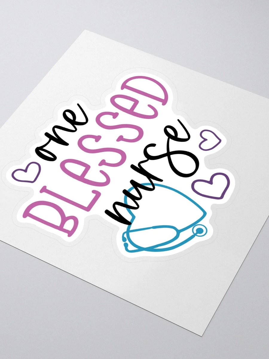 One Blessed Nurse Sticker product image (8)