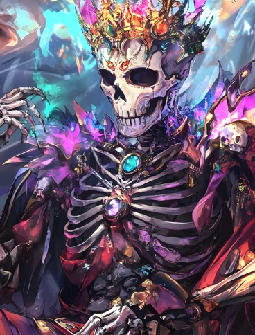 Royal Reaper The Colorful Skeleton King product image (1)