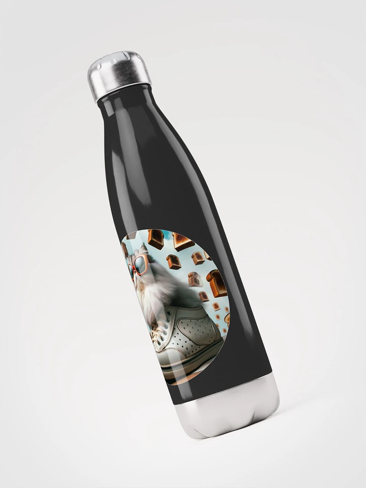 Toast Cat #1 - Stainless Steel Water Bottle product image (1)