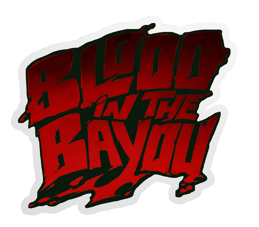 Blood in the Bayou Sticker Logo product image (1)