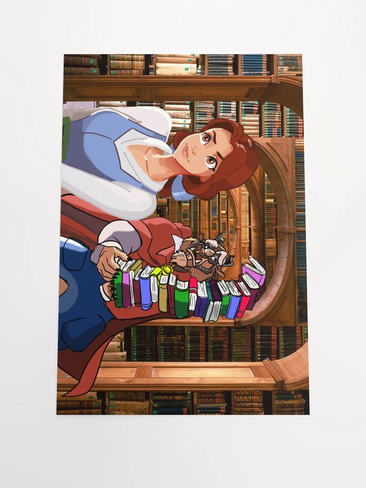 Beauty in the library - poster product image (2)