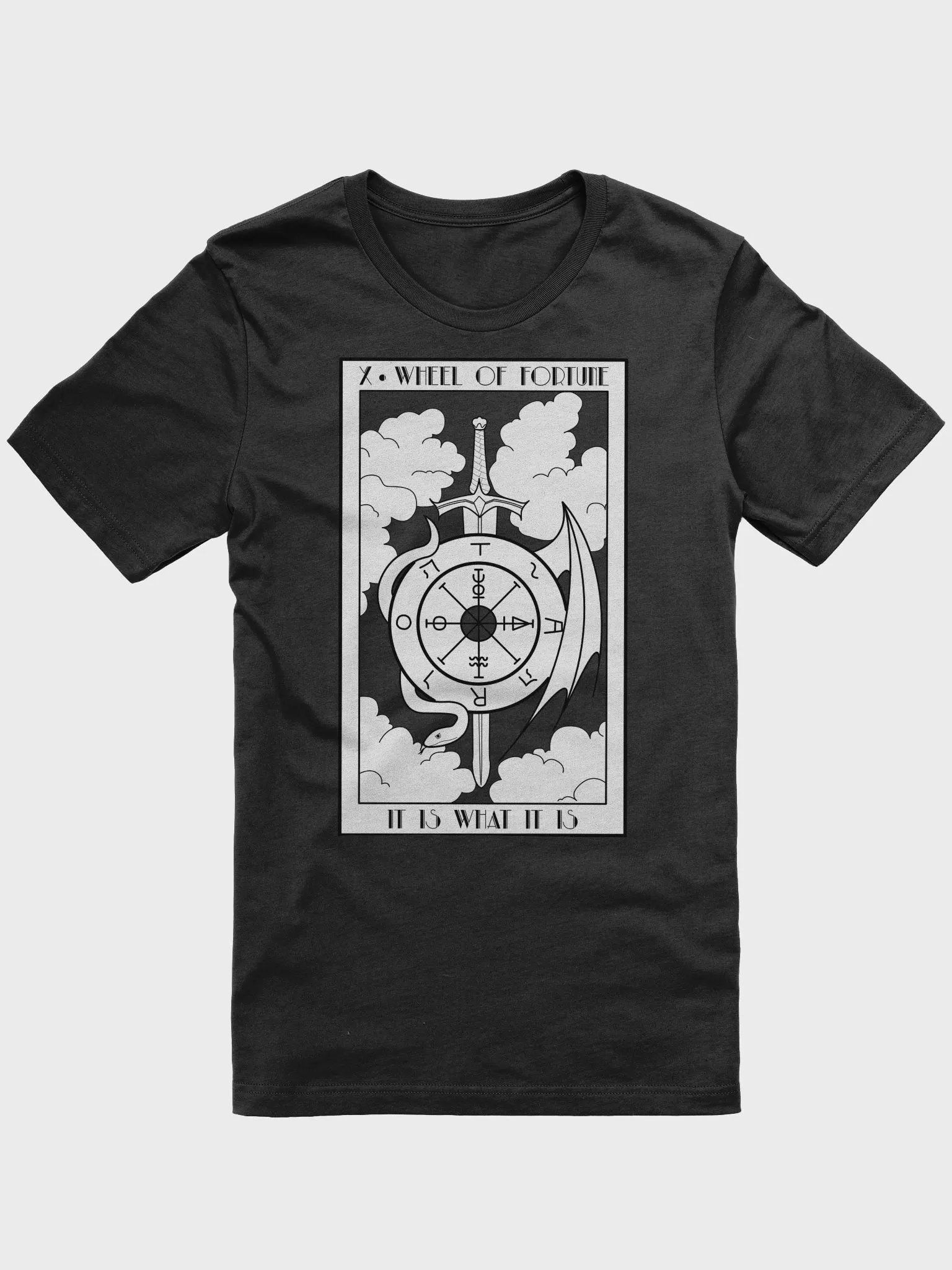 X The Wheel of Fortune Dark Mode Supersoft T-Shirt product image (1)