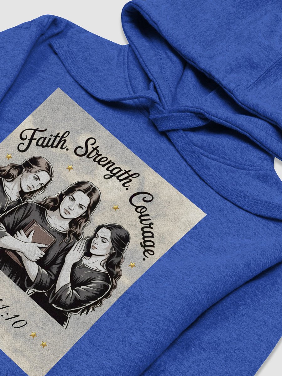 Faith Strength Courage Christin Heritage Hoodie product image (13)
