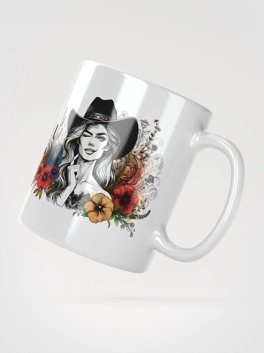 Woman In Wild West Blooms Mug product image (3)
