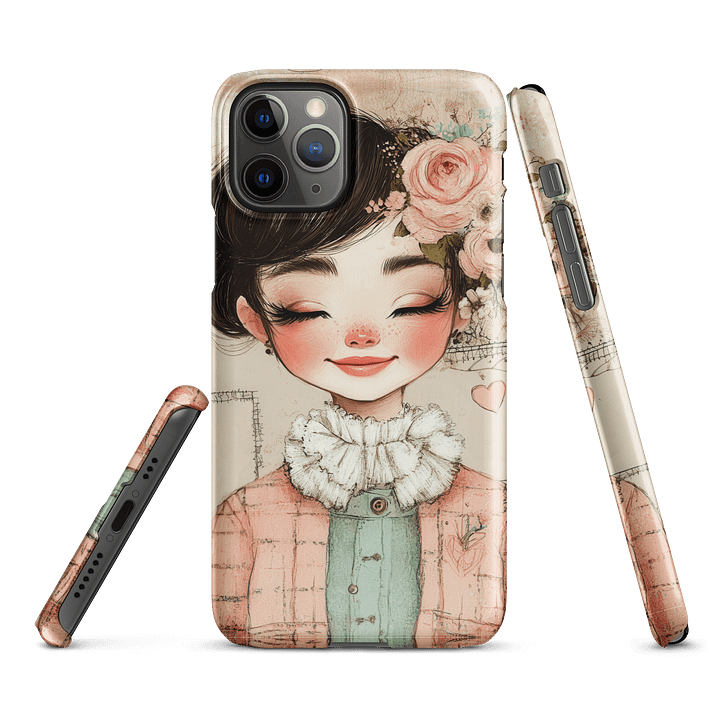 Vintage Floral Girl iPhone® Snap Case product image (1)
