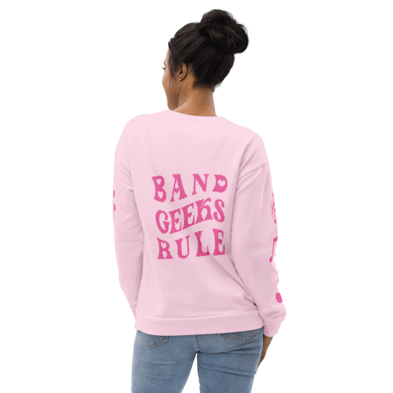 Band Geeks Rule Sweatshirt | Light Pink product image (2)