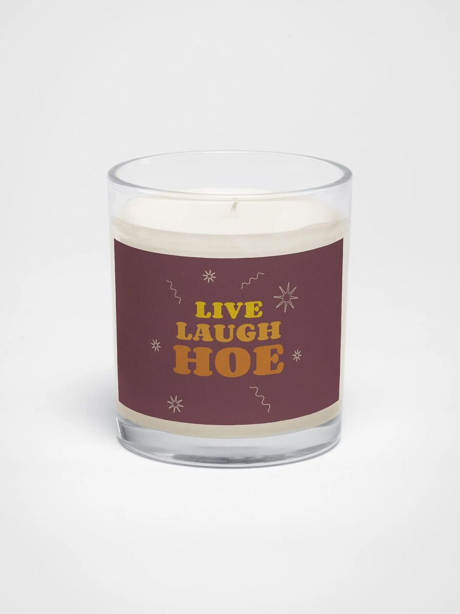Live Laugh Hoe Candle product image (1)