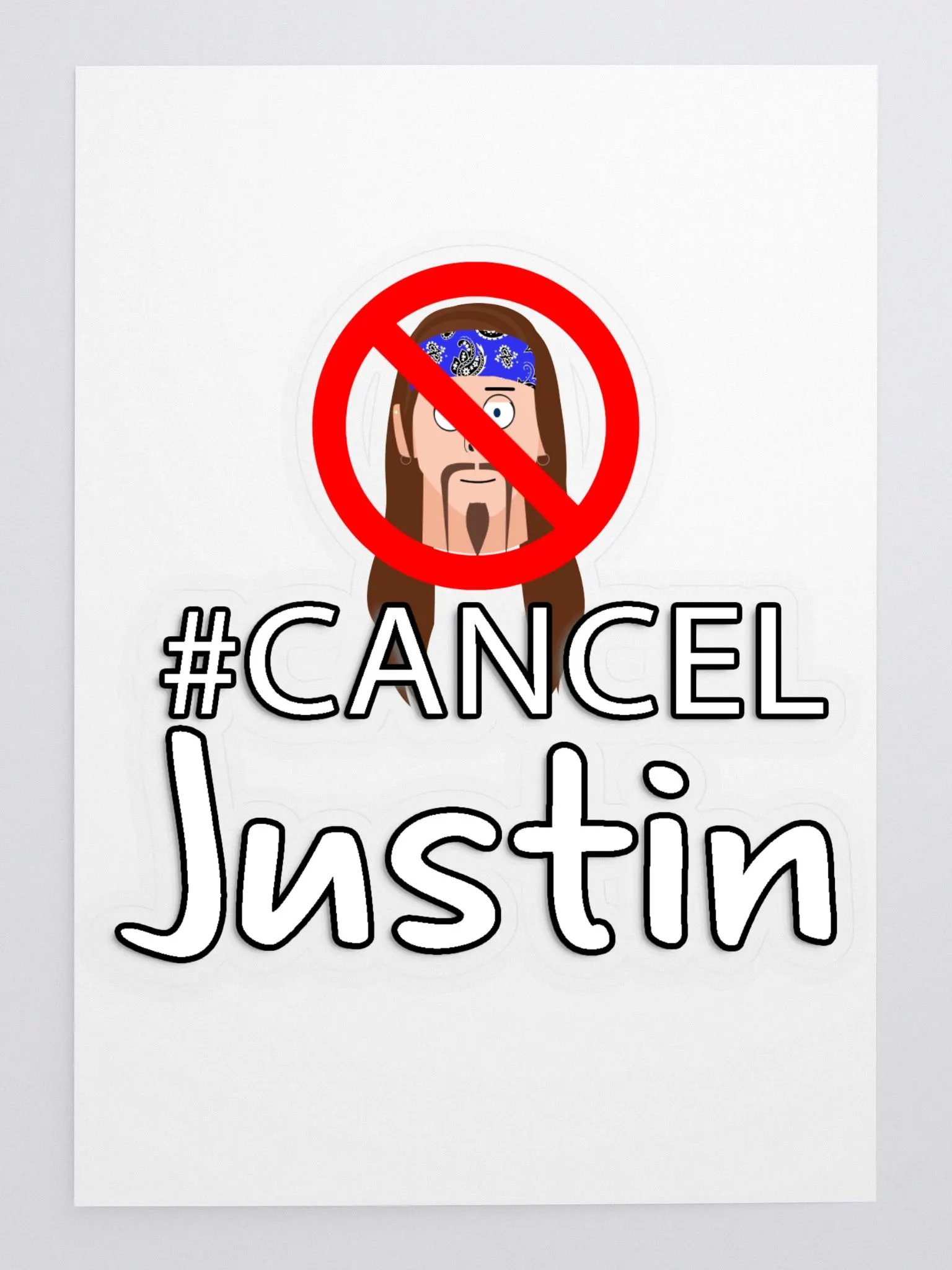 Cancelled Cartoon Character Sticker Sheet product image (3)