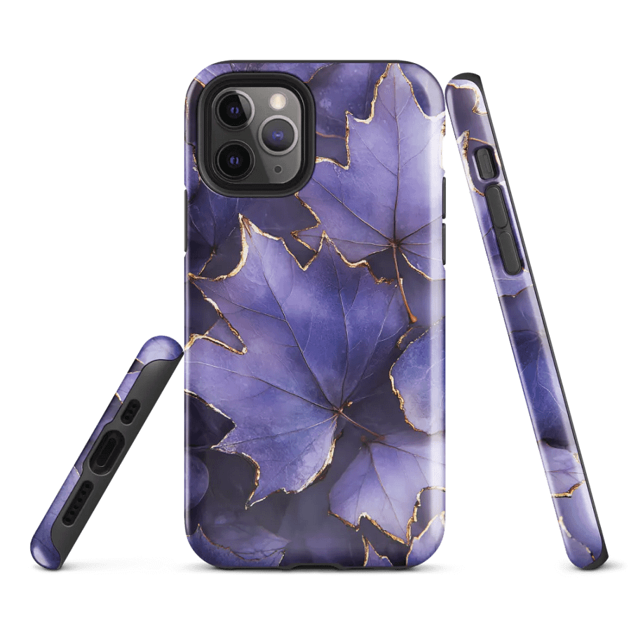 Gilded Leaves Tough iPhone® Case product image (2)