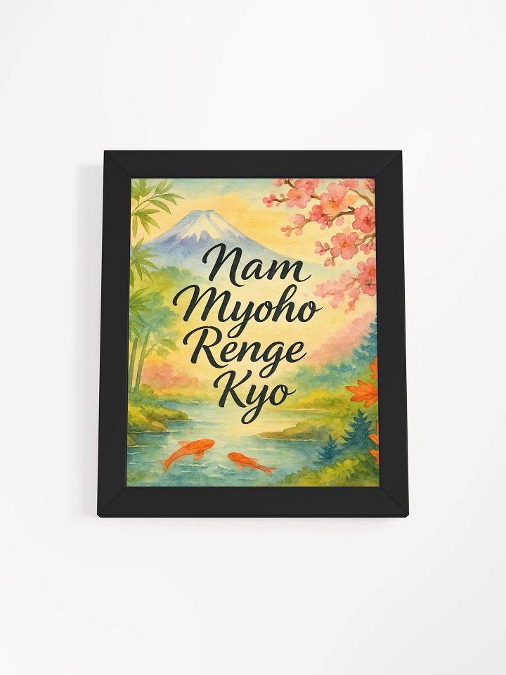 Framed Spiritual Poster with Japanese Nature Art product image (18)