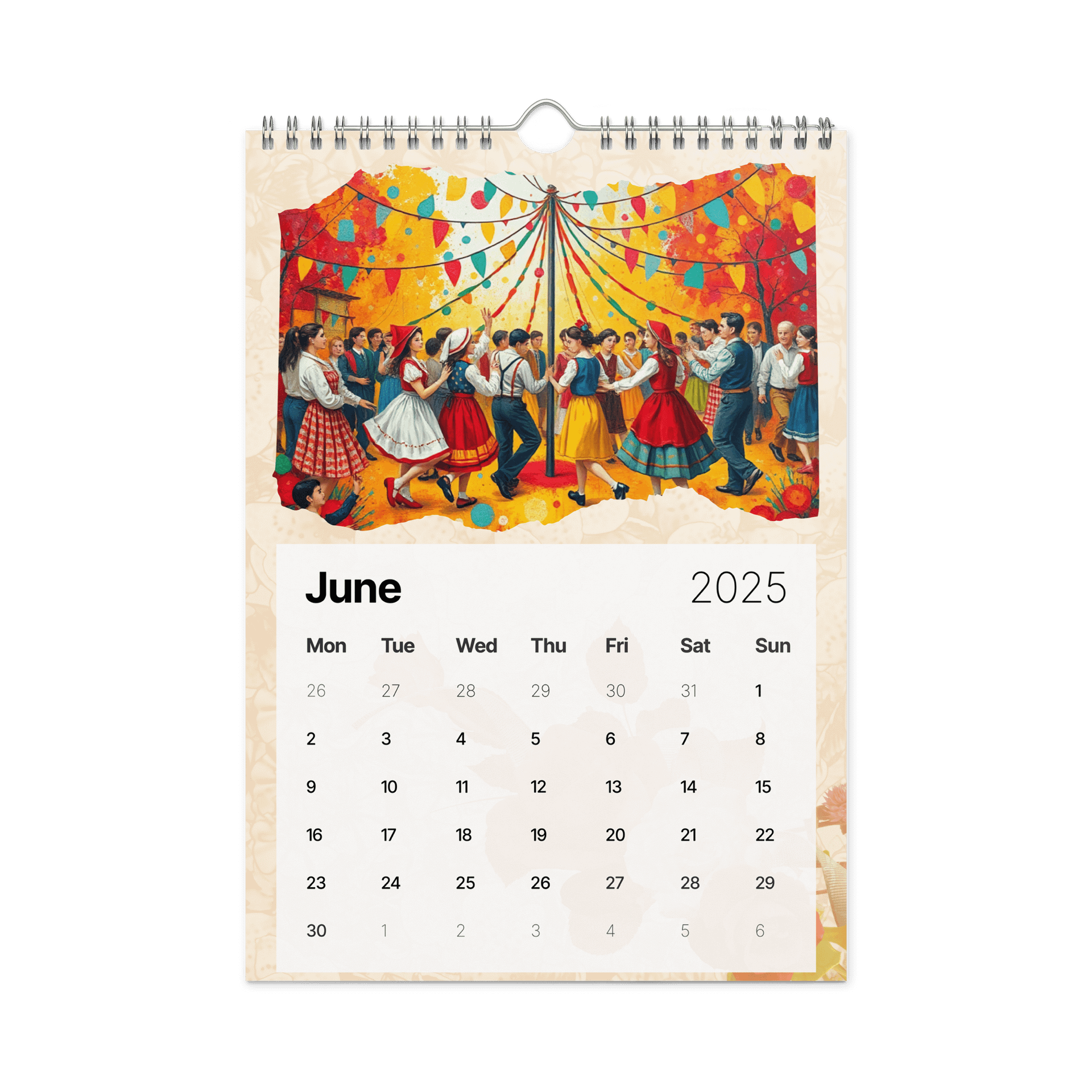 FOLK ART WALL CALENDAR 2026 product image (8)