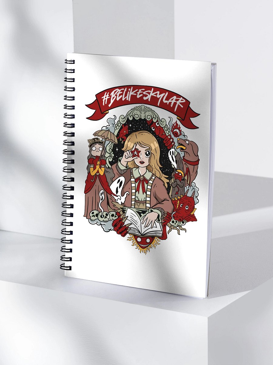 #BELIKESKYLAR Spiral NoteBook product image (4)