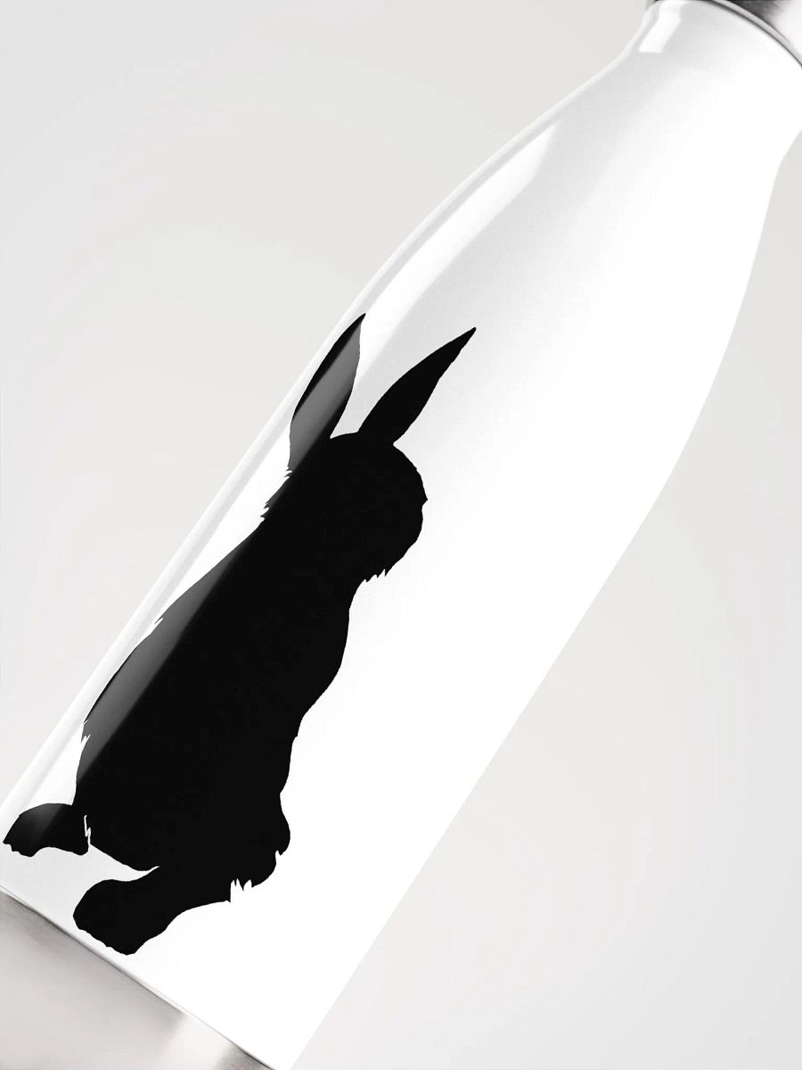 Stainless Steel Water Bottle - HARE 0002 - BLACK product image (5)