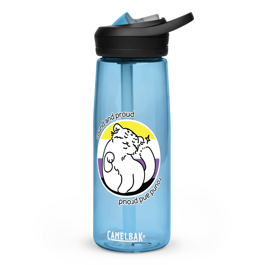 Round and Proud Manul Pride Nonbinary Version - CamelBak Bottle product image (4)
