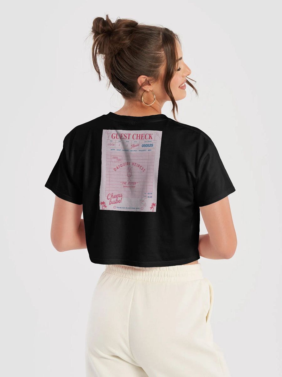 CHECK PLEASE! DAIQUIRI CROP - BLACK product image (7)