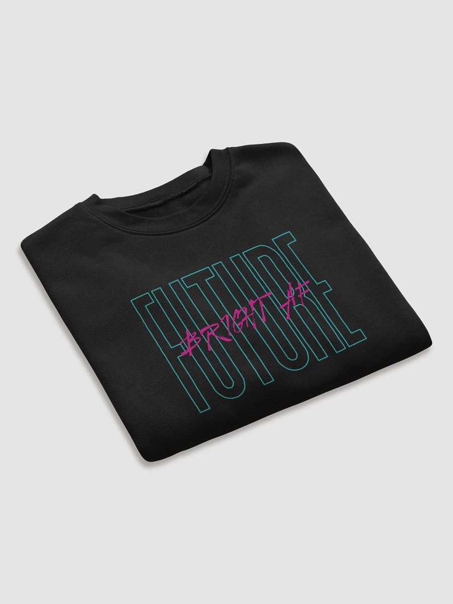 Future Bright AF Crop Sweaters Designed by Anopa Silver product image (34)