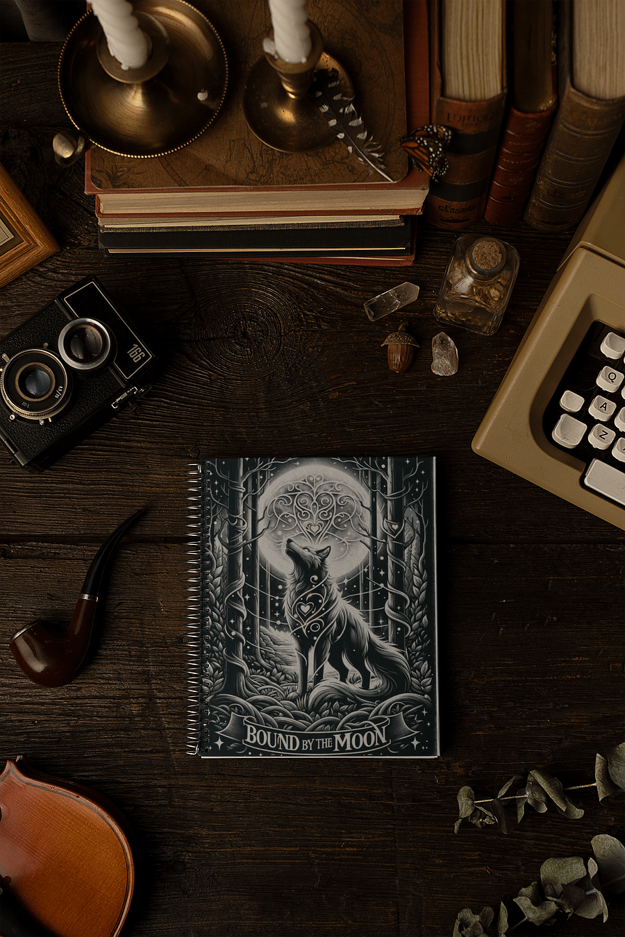 Bound by the moon- Notebook product image (2)