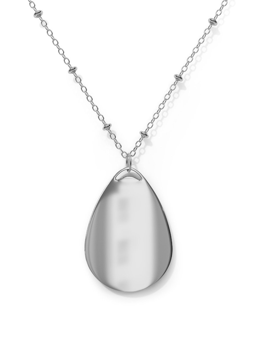 Necklace - Classic TheRealTheWarrior Logo Oval Necklace product image (2)