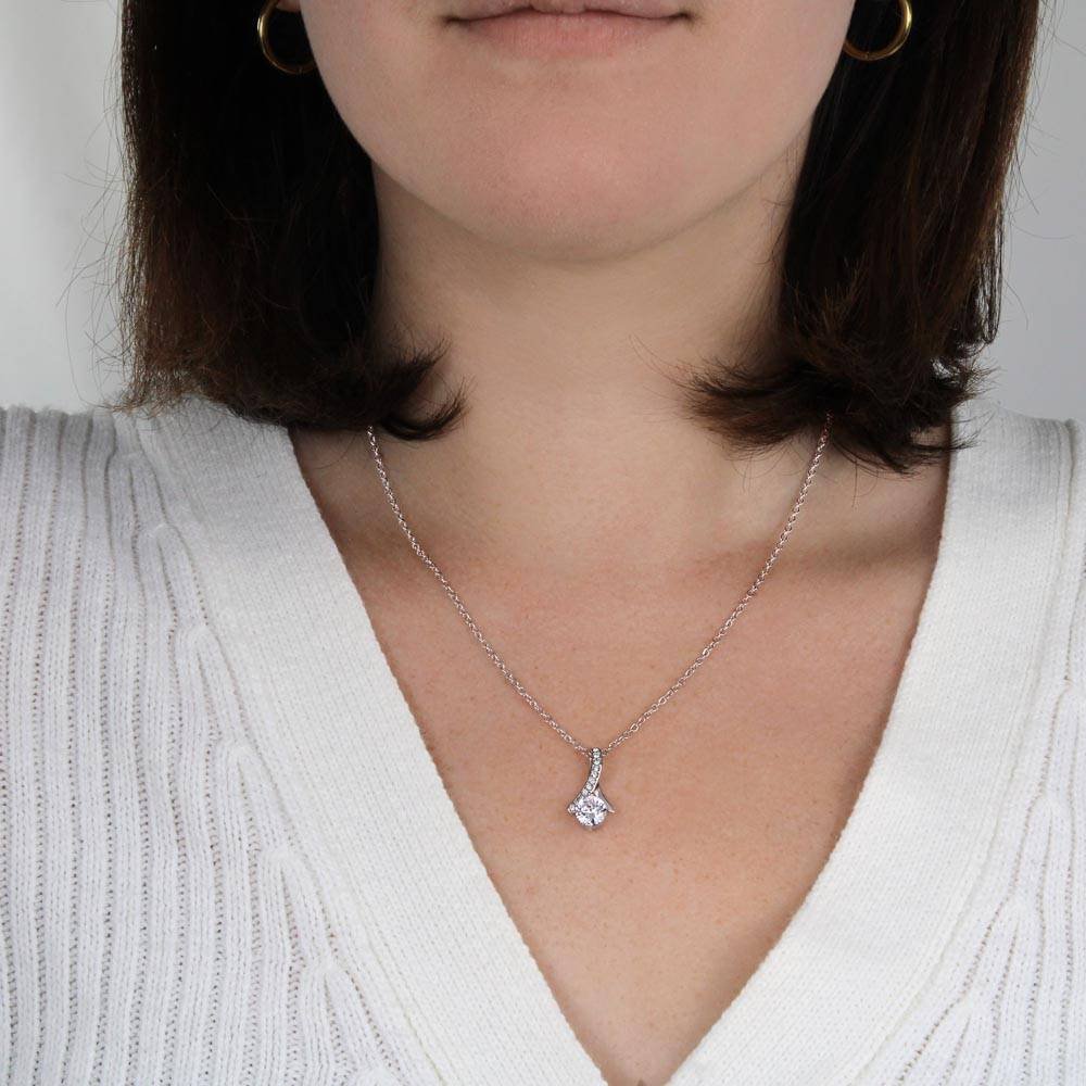 To My Badass Mom – Alluring Beauty Necklace - Stand Up For What I Believe product image (2)