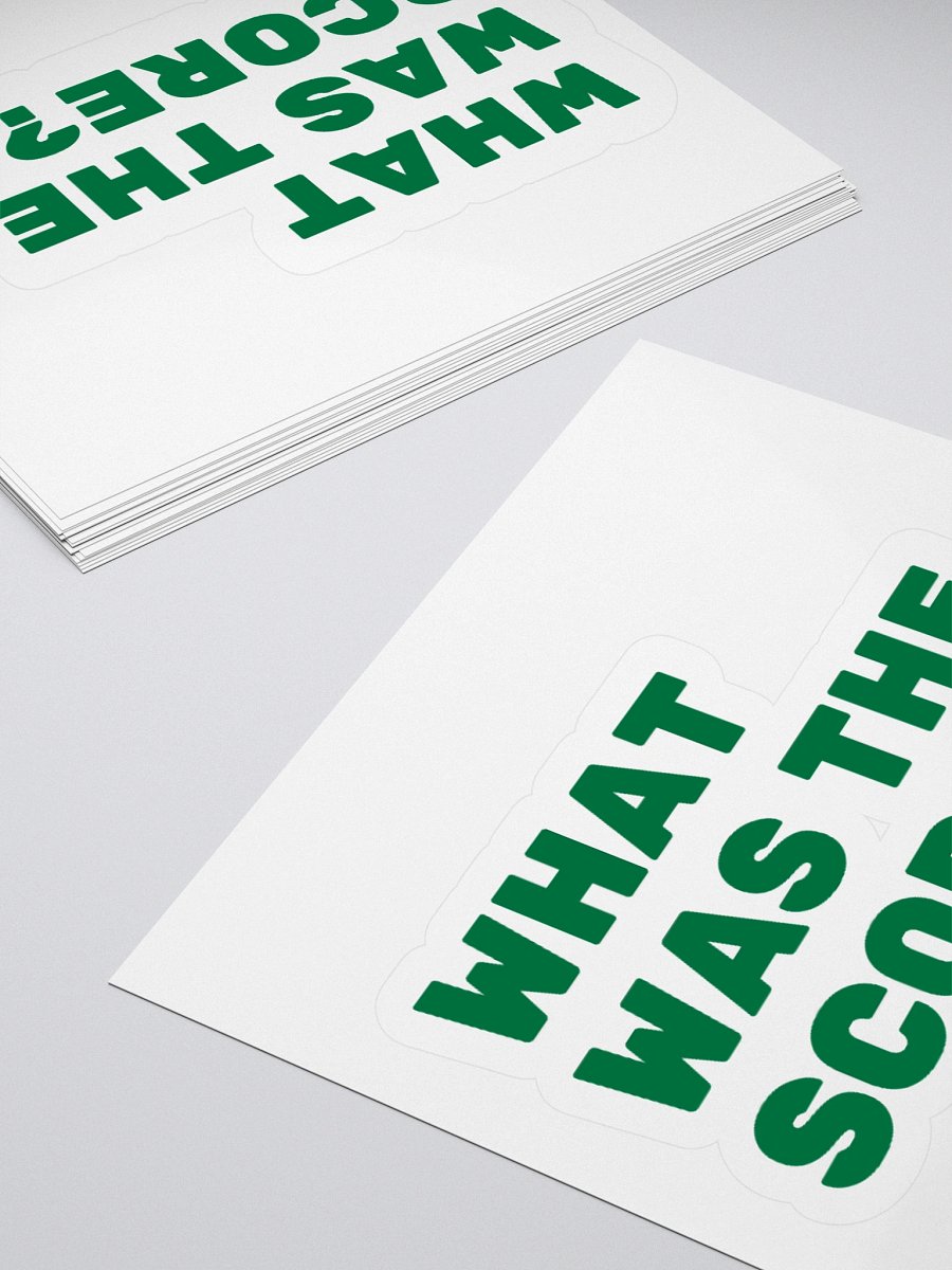 What Was The Score Sticker product image (4)