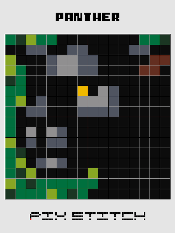 Panther Pixel Art product image (2)