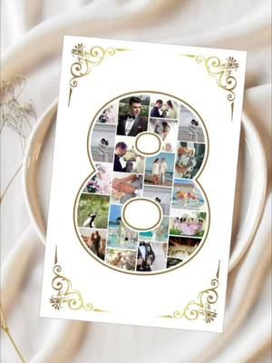 Share your precious memories with somebody with our photo collage cards #boyfriendgoals #girlfriendgoals #photocollage #photocardcollection #number8 #numbercards 