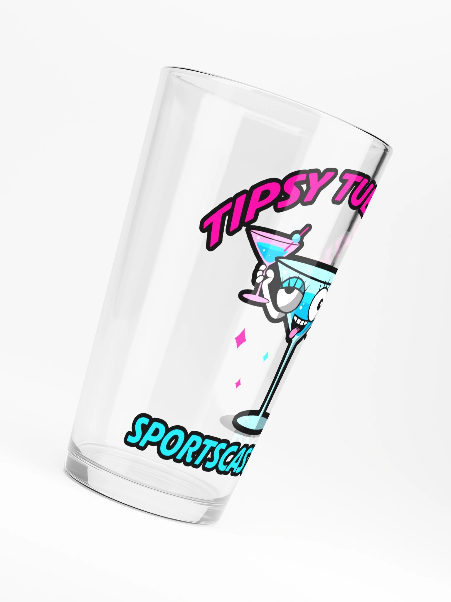 TIPSY TUESDAY "FLIRTINI" PINT GLASS product image (6)