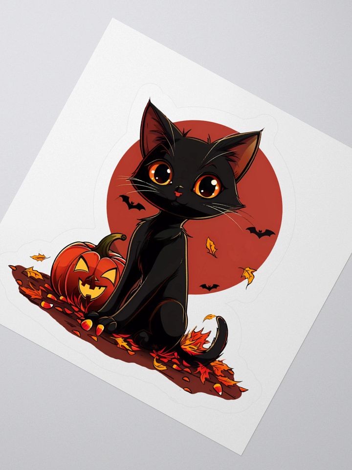 Moonlit Meow Sticker product image (4)