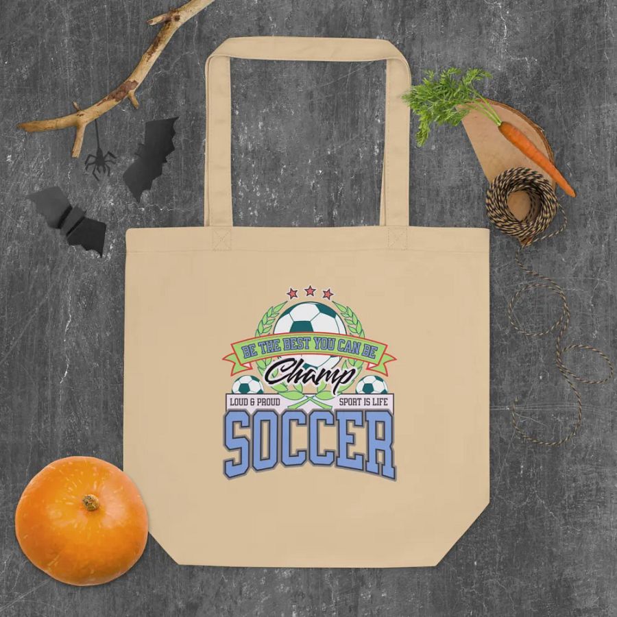 Champ Soccer Wreath Tote Bag product image (5)