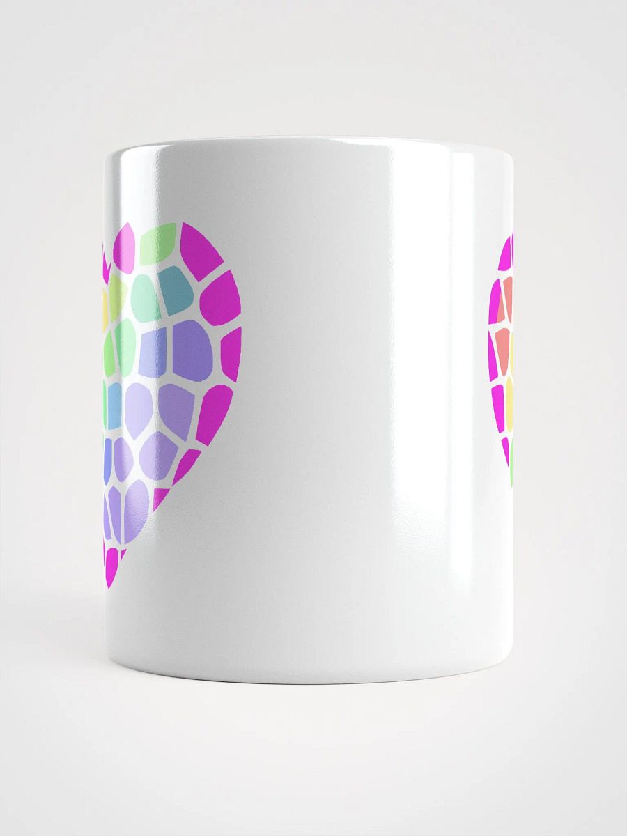Double Down Heart Mug - White product image (9)