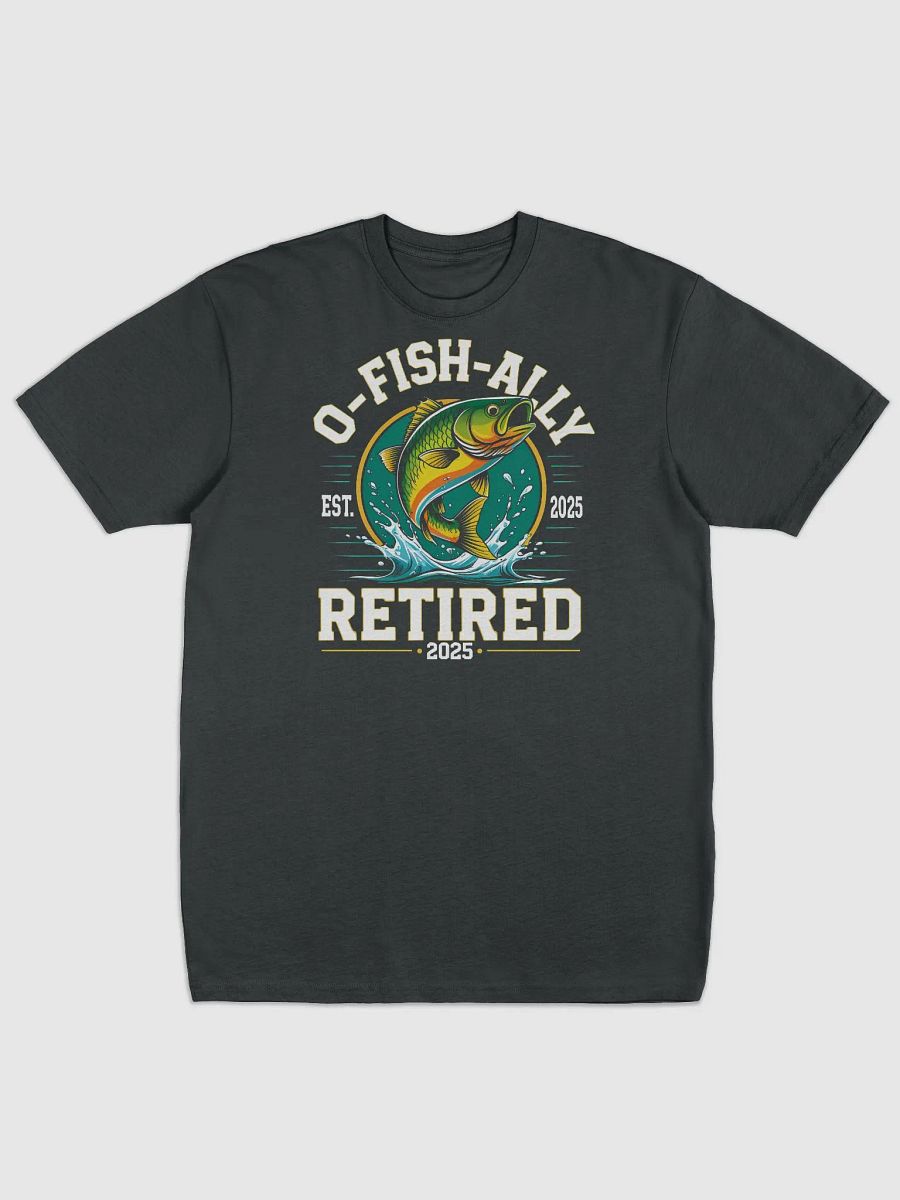 Funny Fishing Retirement 2025 Bass Fisherman Tee product image (1)