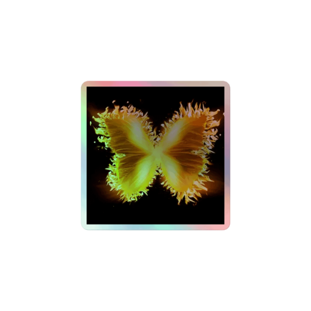 Phoenix Fire Holographic Sticker product image (1)