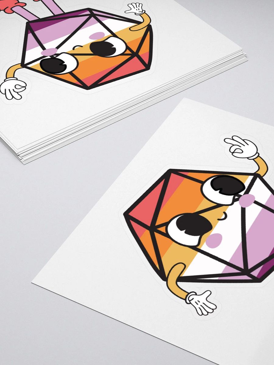 Lesbian Pride Sticker product image (4)