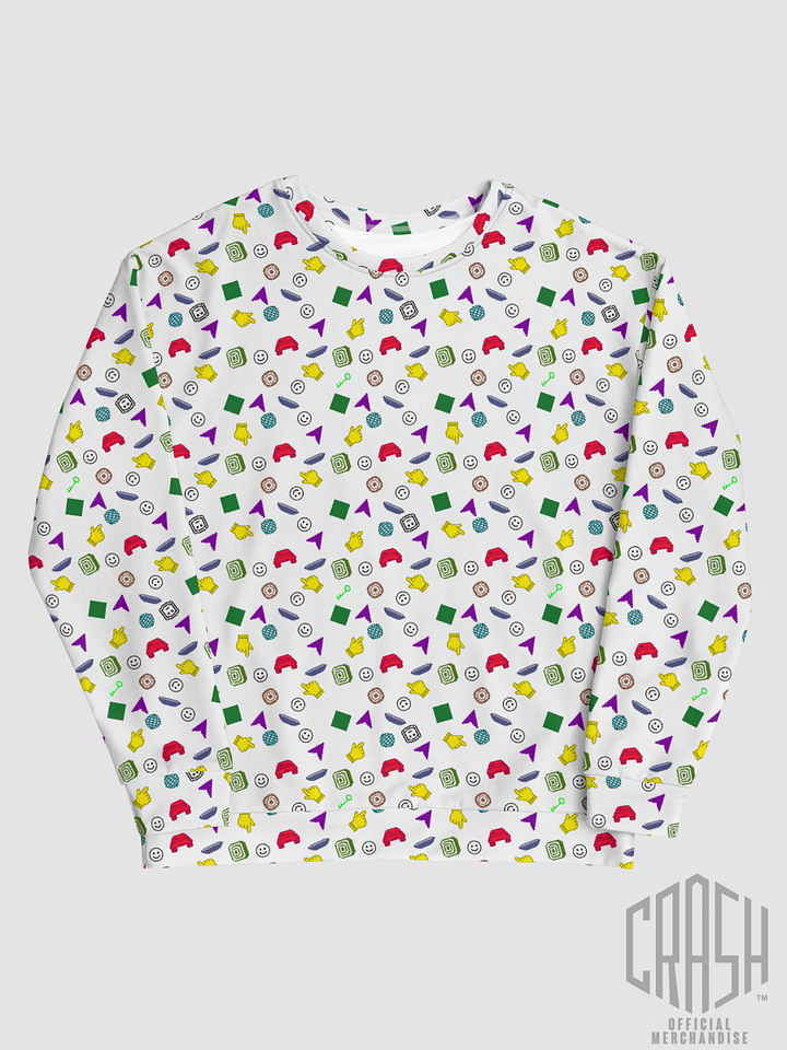 FTG minigame sweatshirt (white) product image (1)