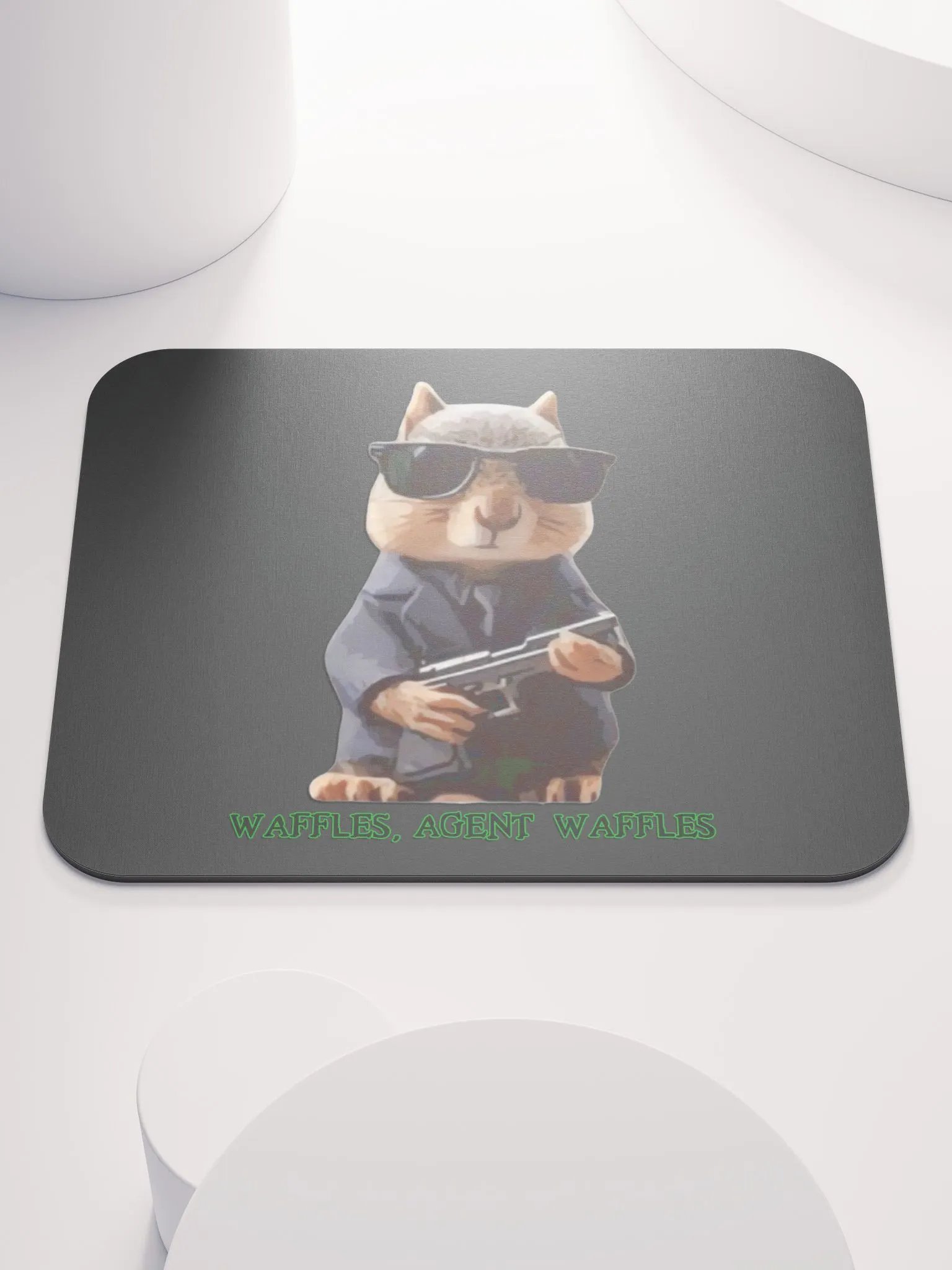 Agent Waffles - Mouse Pad product image (1)