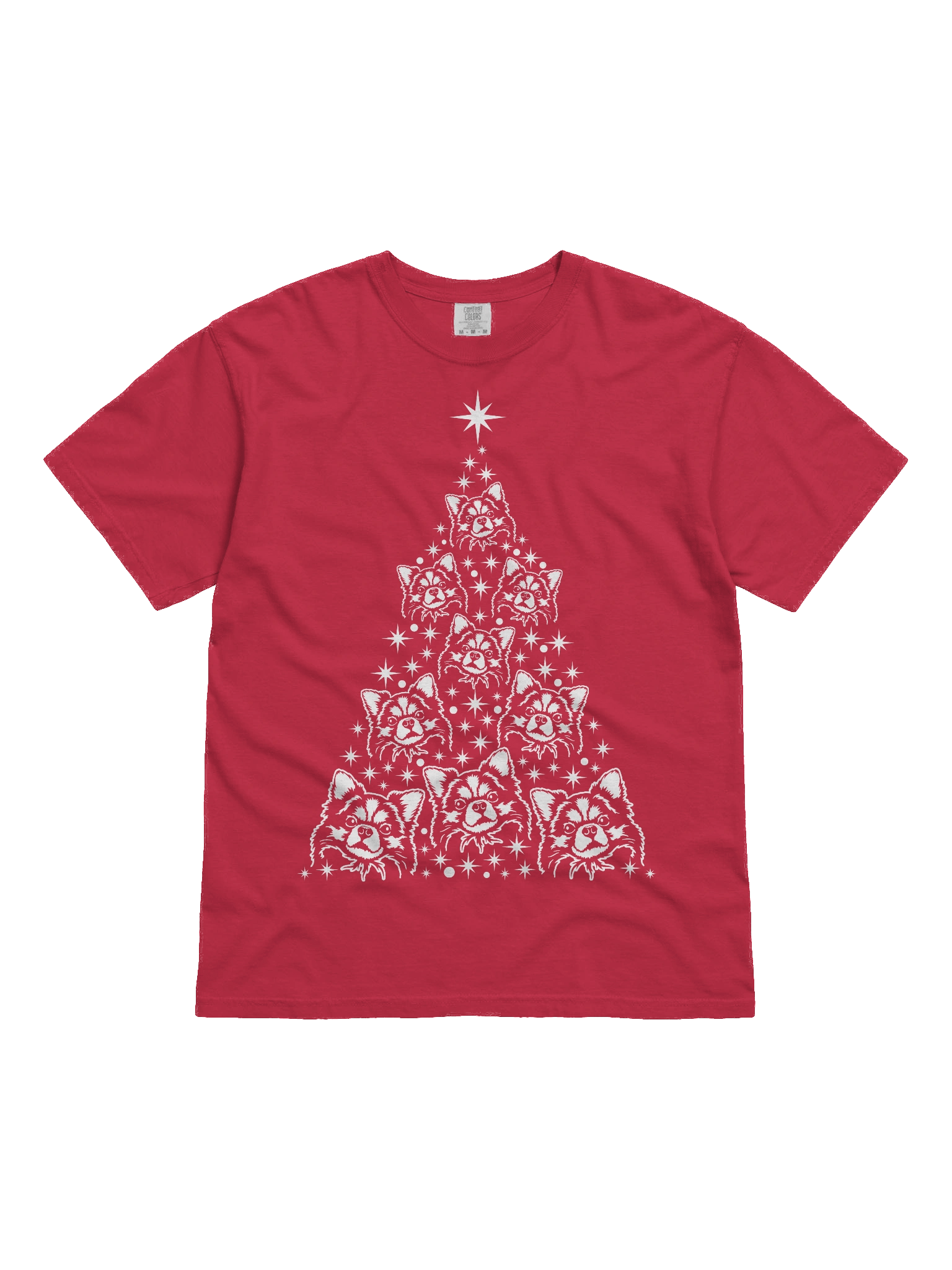 Longhaired Chihuahua Christmas Tree T-Shirt product image (2)