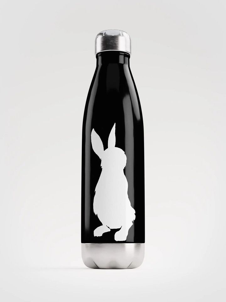Stainless Steel Water Bottle - HARE 0002 - WHITE product image (1)