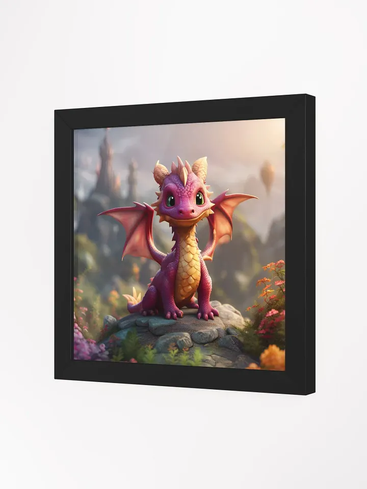 Framed Purple Dragon Poster product image (13)